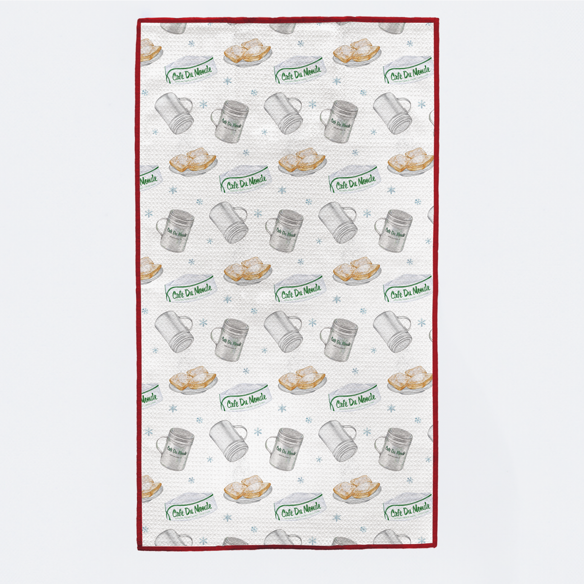 New Orleans Beignet Christmas Tree Kitchen Towel