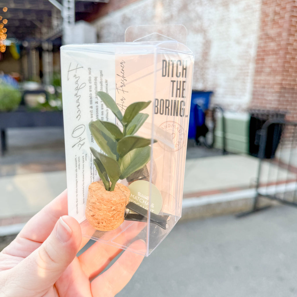 Fiddle Plant Vent Clip; Car Air Freshener Diffuser