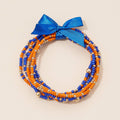 Seed Bead Bracelet Set | Game Day Colors
