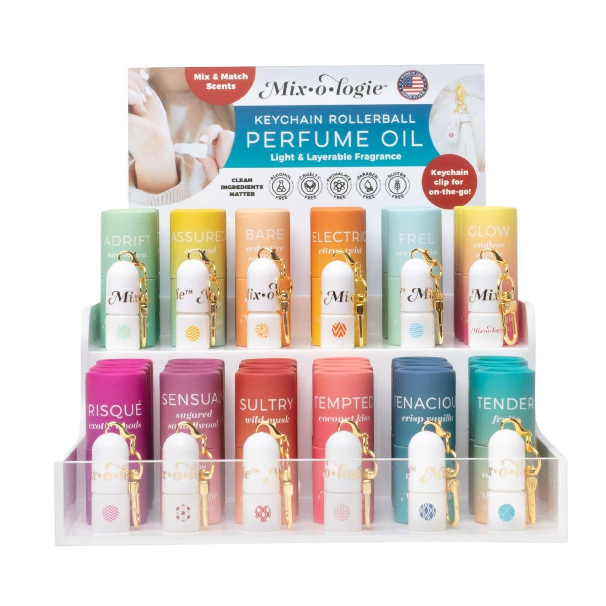Keychain Mini Roll-On Perfume (1 mL)