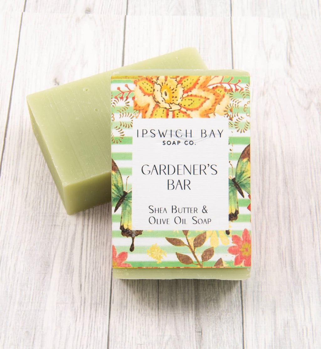 Gardener's Bar Soap & Natural Wood Nail Brush