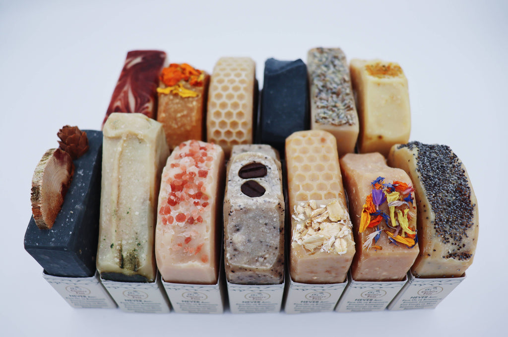Oatmeal & Honey Goat Milk Soap with Wooden Dish