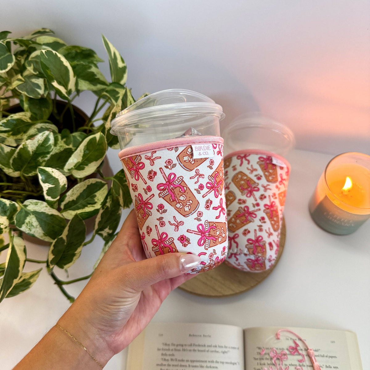 Coffee and Bows Iced Coffee Sleeve