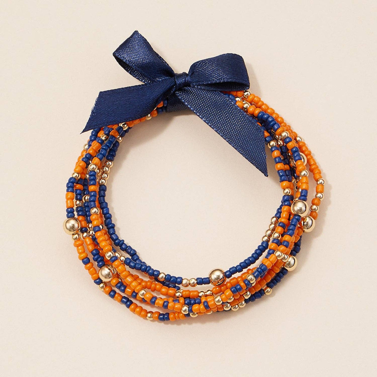 Seed Bead Bracelet Set | Game Day Colors
