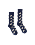 Oyster Socks: Navy / One size