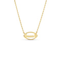 Game Day Minimalist Sports Necklace: Gold