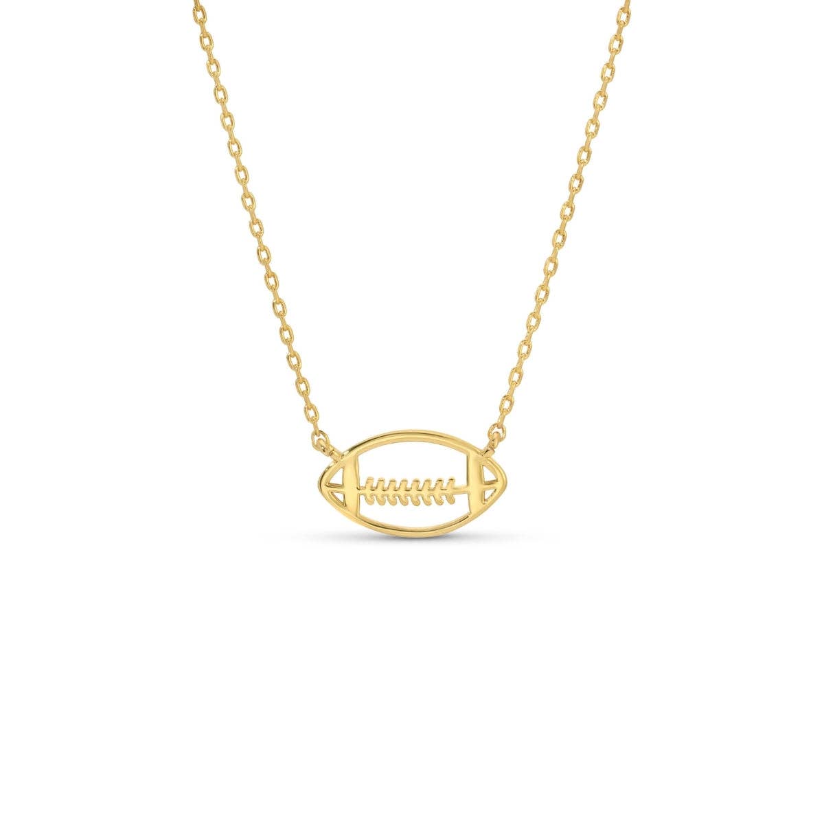 Game Day Minimalist Sports Necklace: Gold