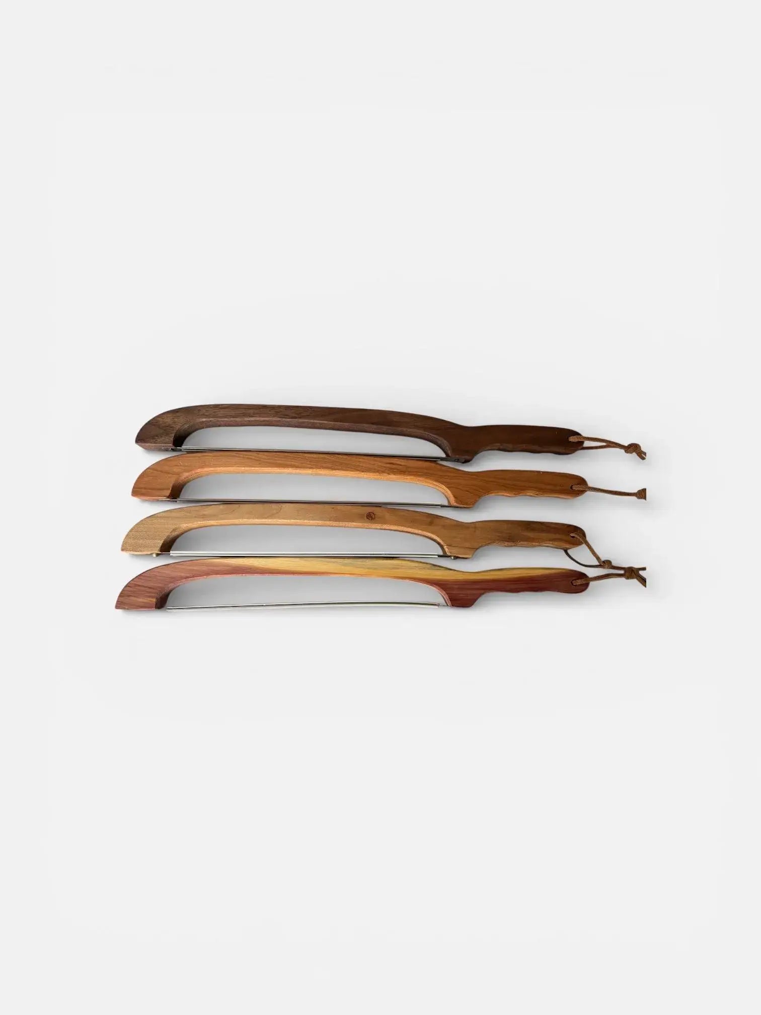 Handmade Serrated Wooden Sourdough Bread Knife