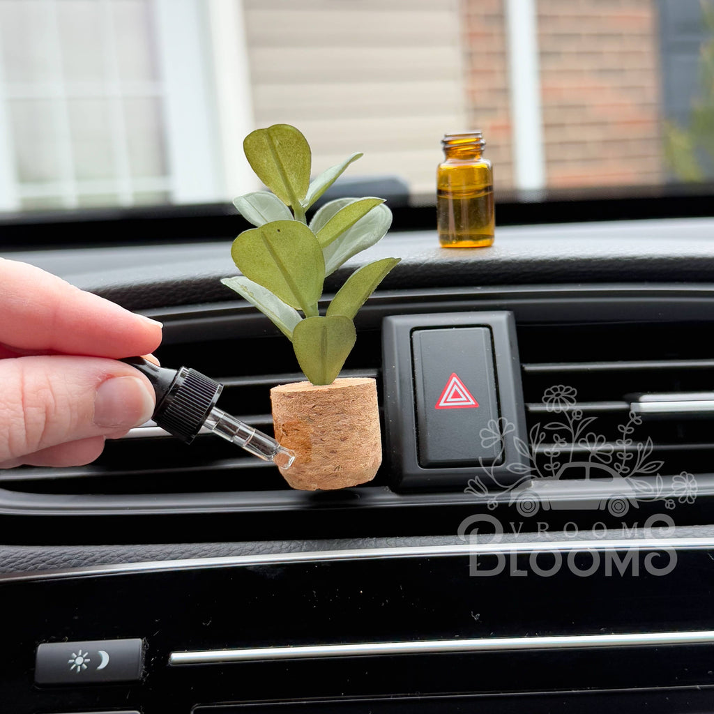 Fiddle Plant Vent Clip; Car Air Freshener Diffuser