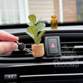 Fiddle Plant Vent Clip; Car Air Freshener Diffuser