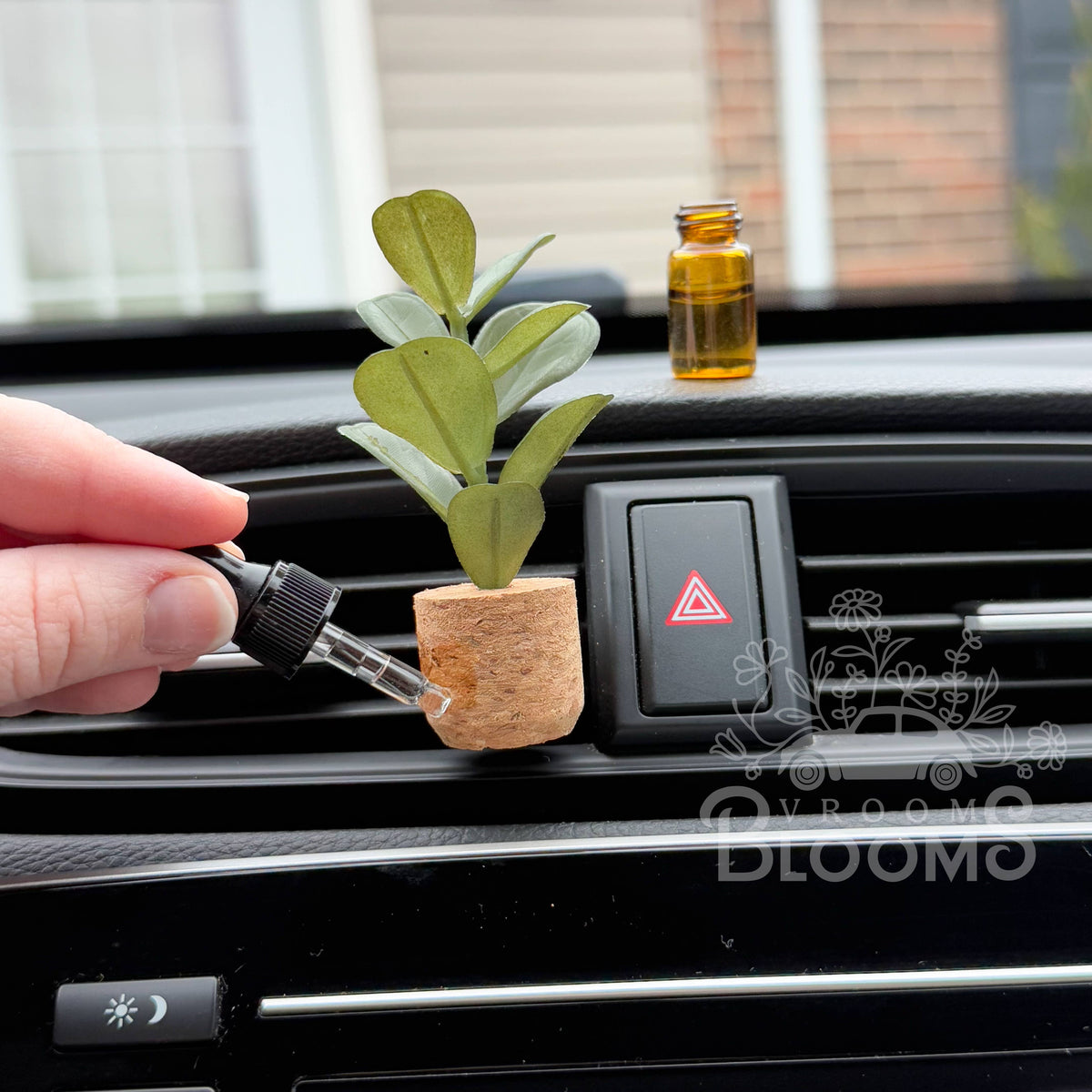 Fiddle Plant Vent Clip; Car Air Freshener Diffuser