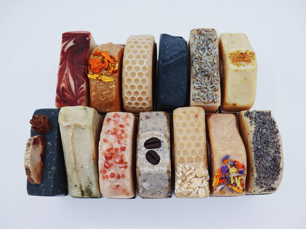 Coffee Goat Milk Soap with Wooden Dish