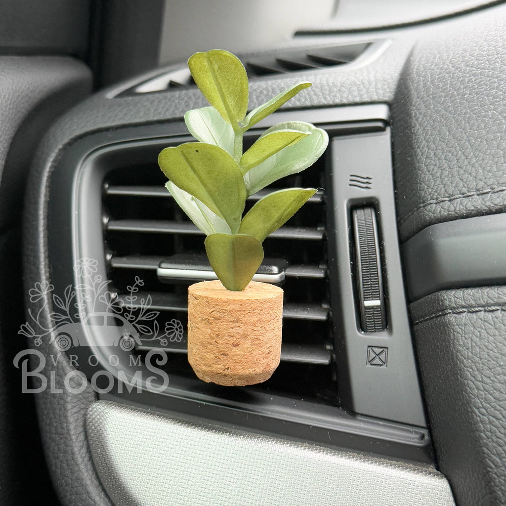 Fiddle Plant Vent Clip; Car Air Freshener Diffuser