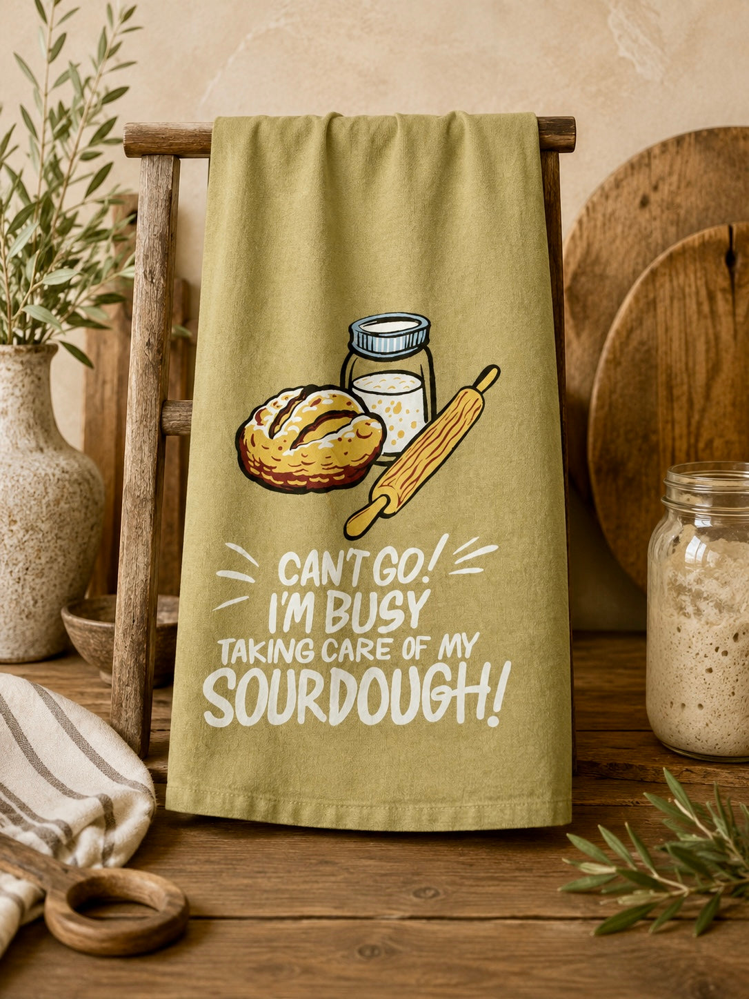 Taking Care Of My Sourdough Kitchen Towel