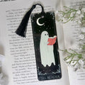 The Reader Ghost Metal Bookmark