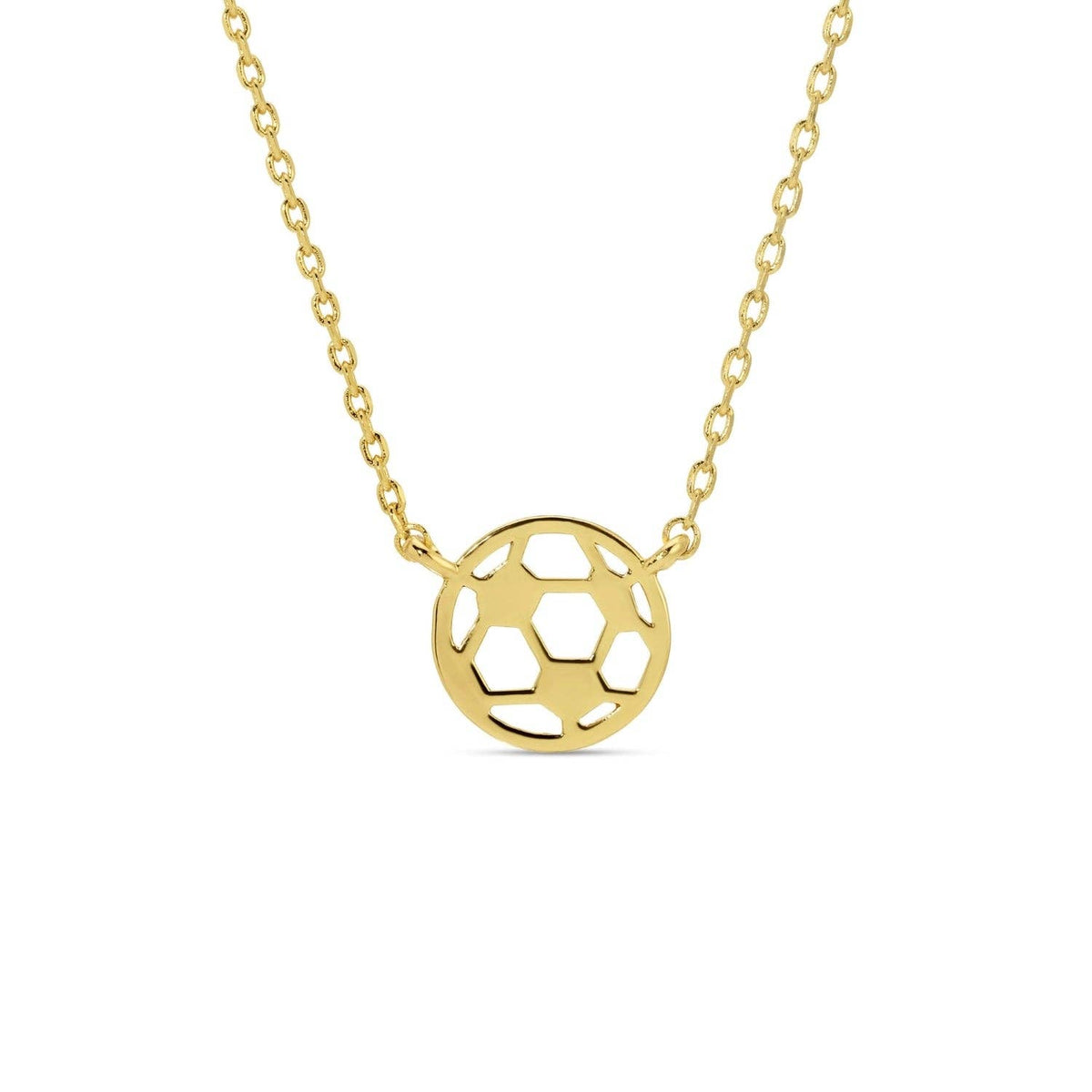 Game Day Minimalist Sports Necklace: Gold