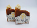 Pumpkin Pie Goat Milk Soap with Wooden Dish