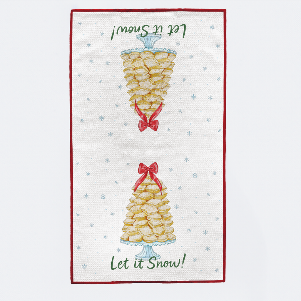 New Orleans Beignet Christmas Tree Kitchen Towel