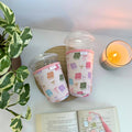 Pastel Book Lover Iced Coffee Sleeve