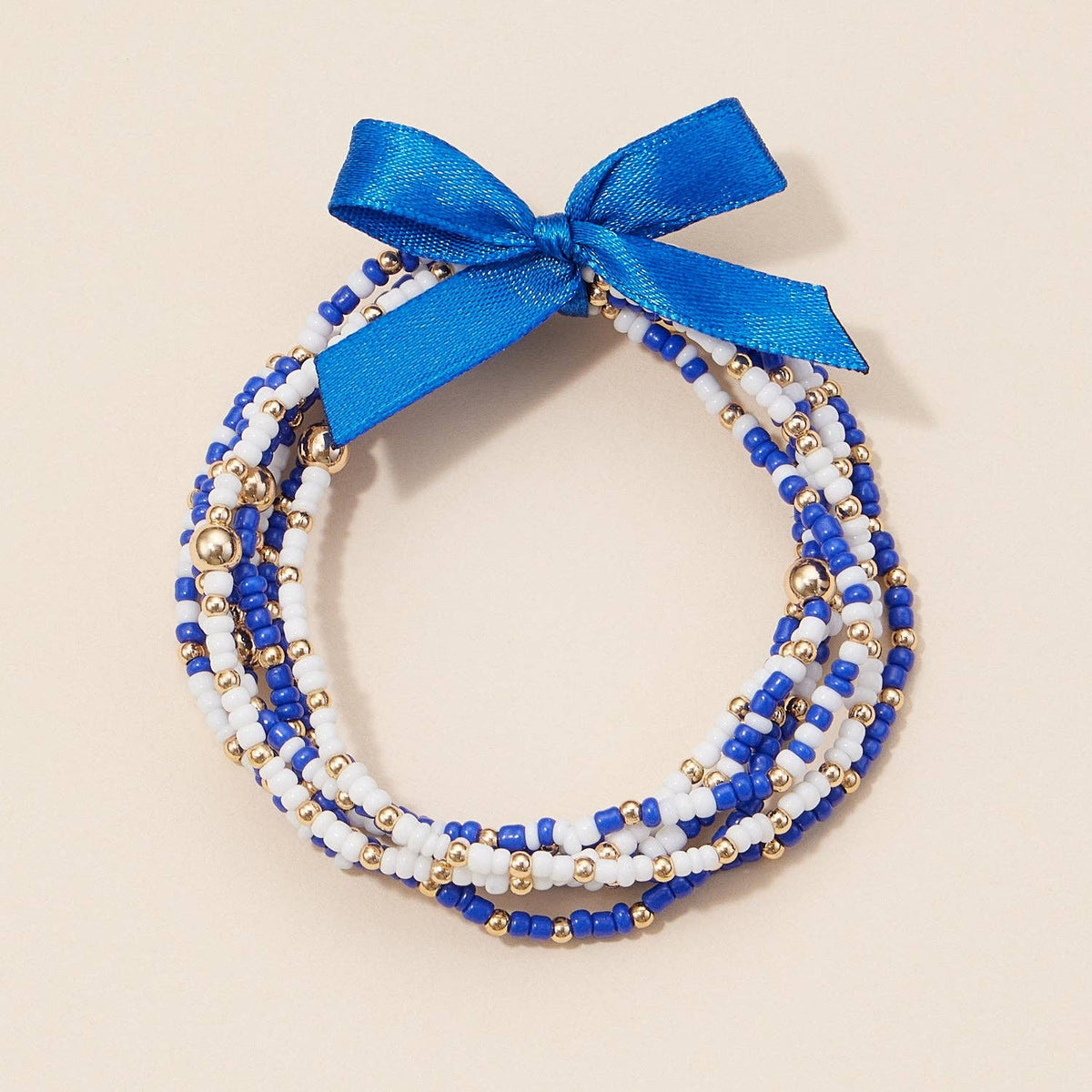 Seed Bead Bracelet Set | Game Day Colors