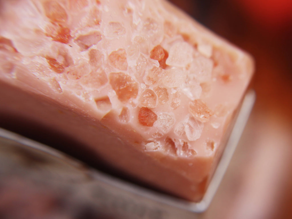 Rosemary Rose Clay Goat Milk Soap with Wooden Dish