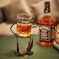 Metal Fisherman Cup Holder for Wine, Whiskey and Water Glass