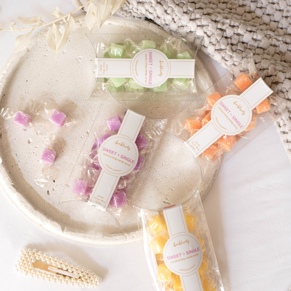 Mini-Me Sugar Cube Candy Scrub - Sweet Satsuma