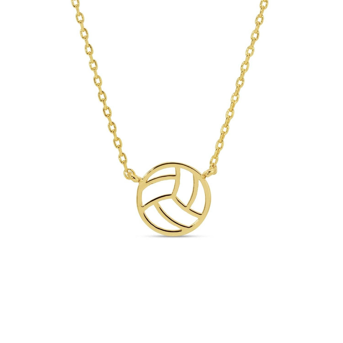 Game Day Minimalist Sports Necklace: Gold