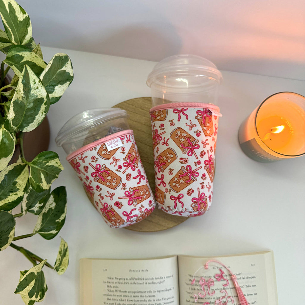 Coffee and Bows Iced Coffee Sleeve