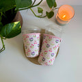 Floral Diamond Iced Coffee Sleeve
