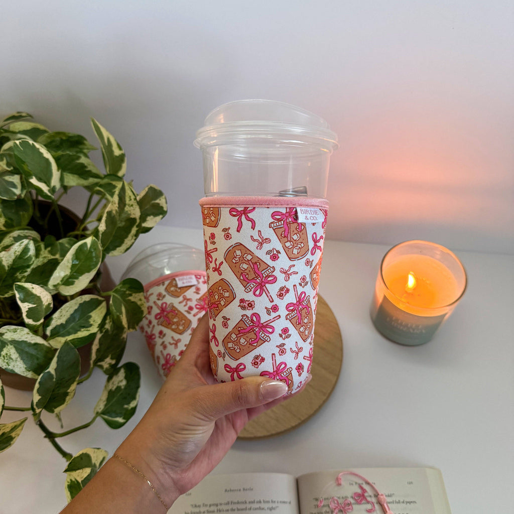 Coffee and Bows Iced Coffee Sleeve