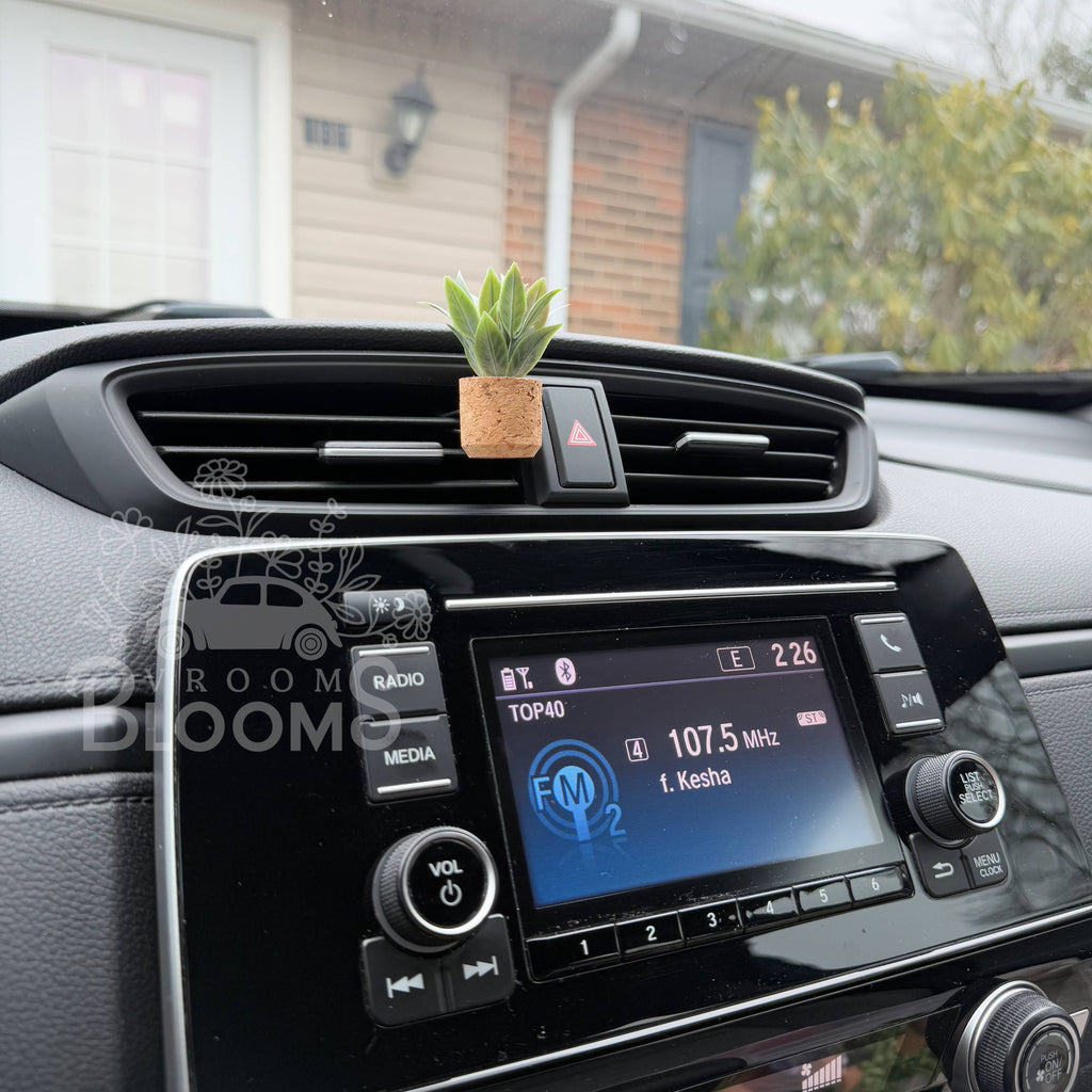 Leafy Plant Vent Clip; Car Air Freshener